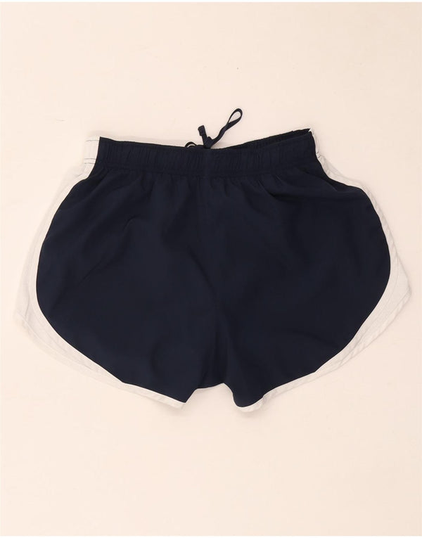 Pantaloni scurți sport Nike Dri Fit pentru femei UK 10 mici, bleumarin, color block