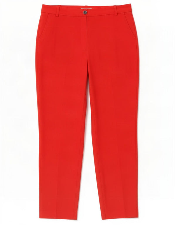 Pantaloni chino pentru femei cu talie înaltă Tommy Hilfiger UK 12 Medium W30 L28 Red