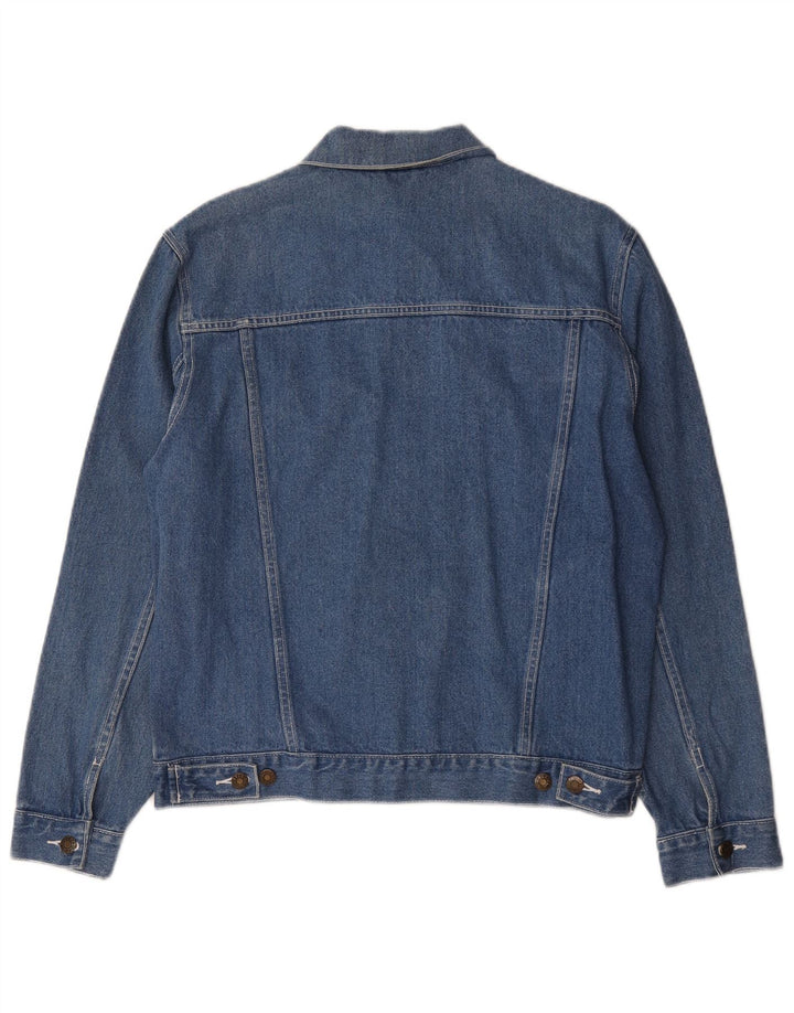 Jachetă de blugi pentru bărbați în stil denim EU 50, mare, albastru, bumbac