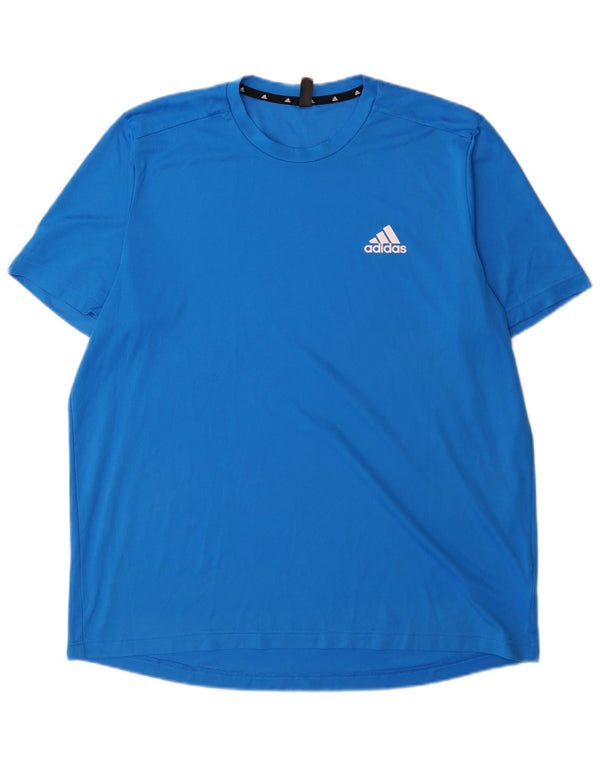 Tricou pentru bărbați Adidas Aeroready Top XL poliester albastru
