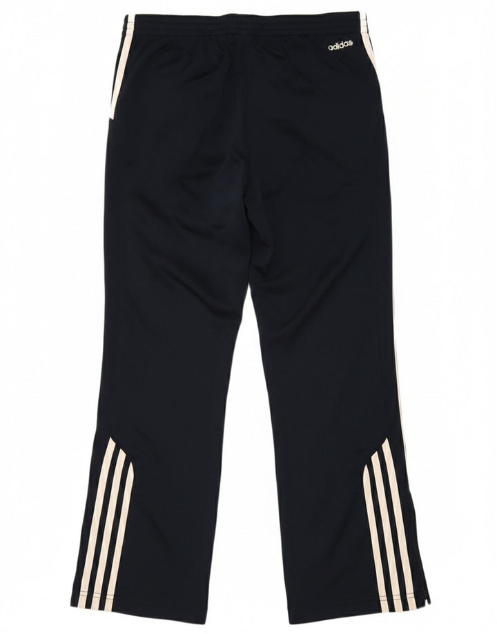 Pantaloni de trening Adidas băieți 11-12 ani poliester bleumarin
