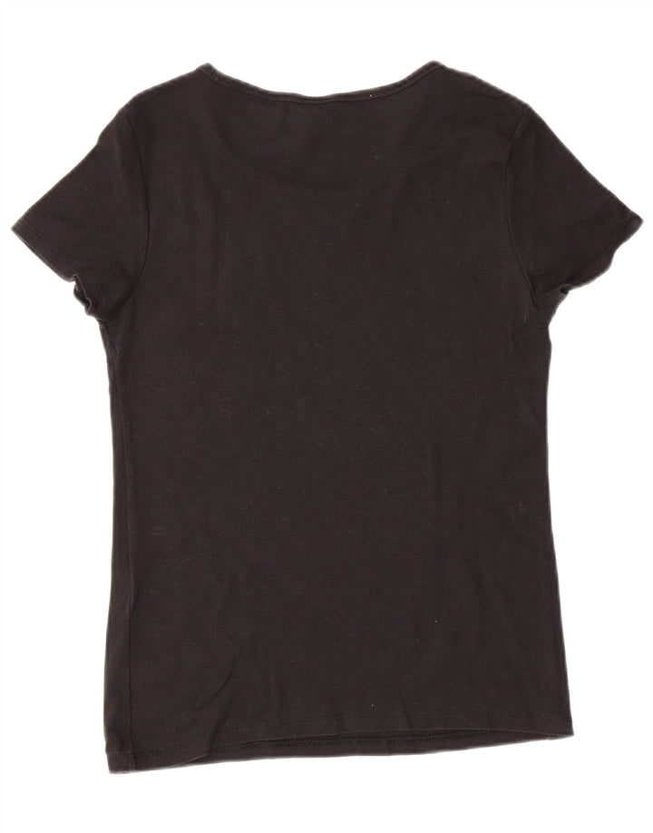 LEVI'S Womens T-Shirt Top UK 12 Medium Black