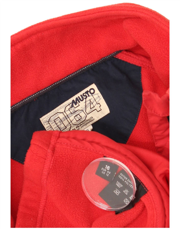 Jachetă pentru femei Musto Fleece UK 16, mare, roșu, poliester