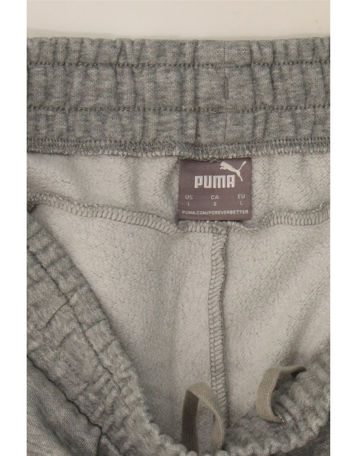 PUMA Mens Tracksuit Trousers Joggers Large Grey Vintage Puma and Second-Hand Puma from Messina Hembry 