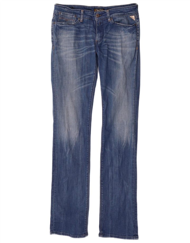 Replay blugi slim pentru femei W30 L34 bumbac albastru