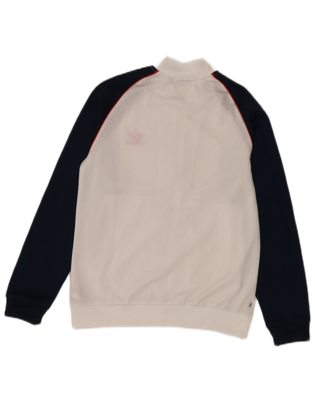 Jachetă de trening pentru băieți Adidas 11-12 ani, alb, poliester color bloc