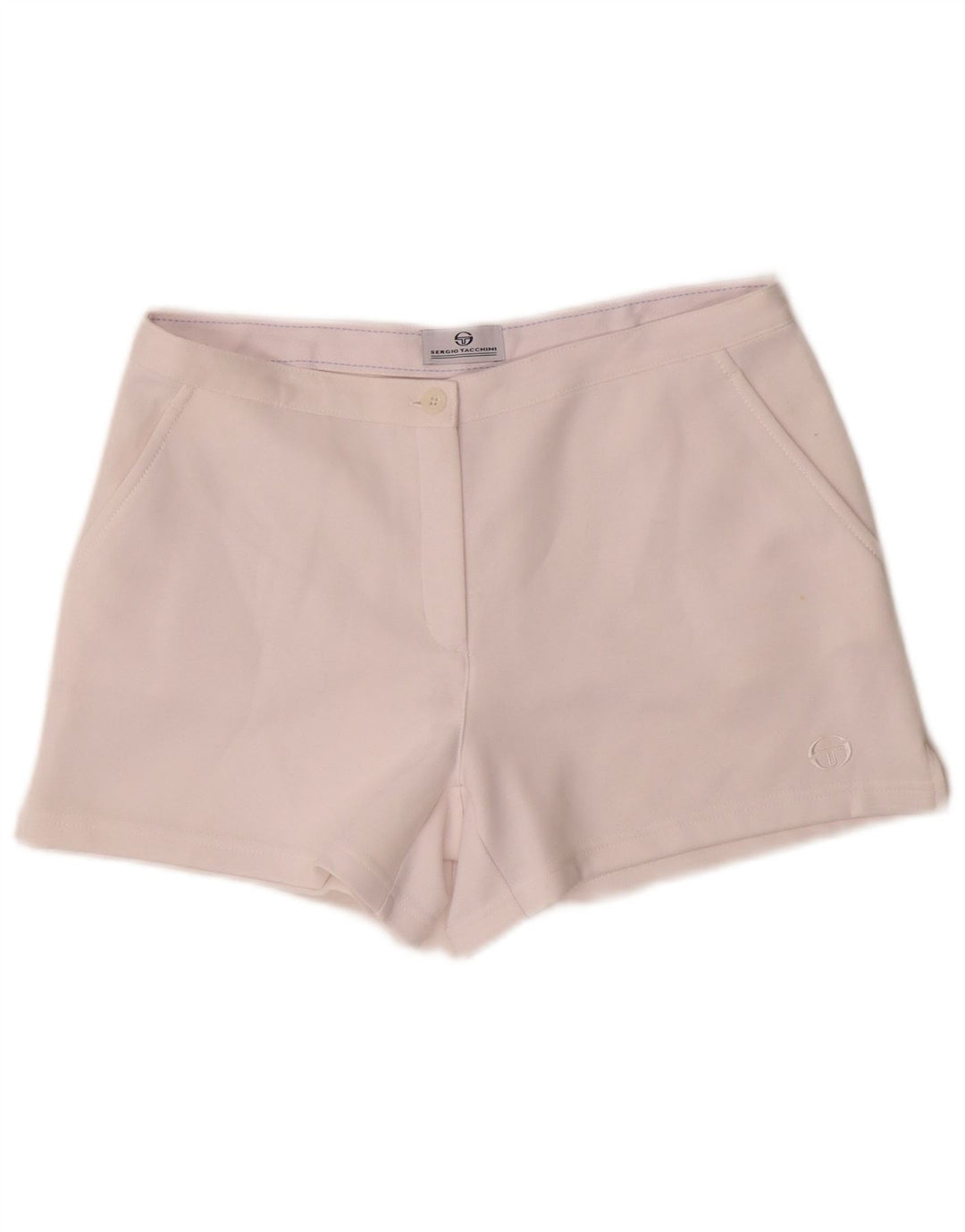 Pantaloni scurți pentru femei Sergio Tacchini Medium W30 Poliester alb