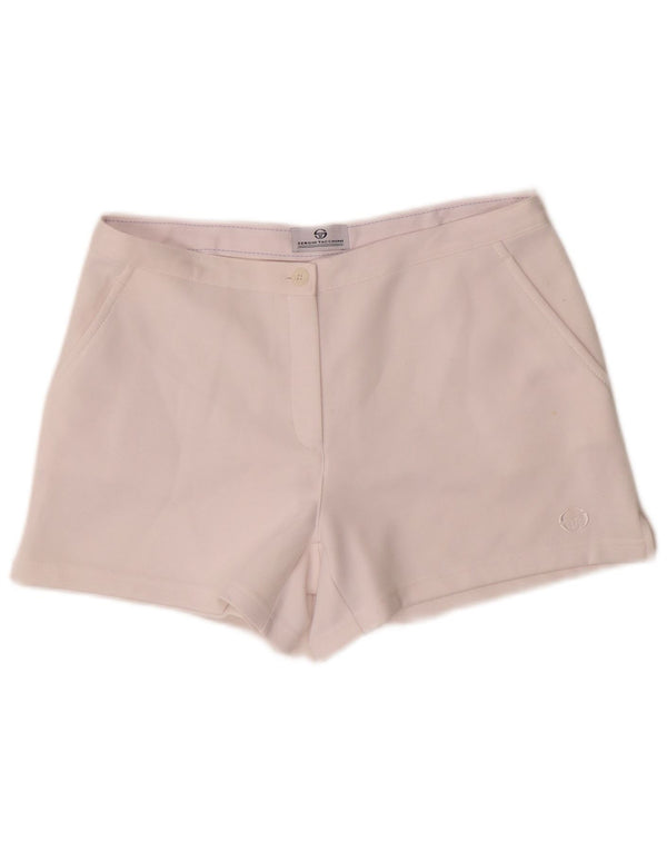 Pantaloni scurți pentru femei Sergio Tacchini Medium W30 Poliester alb