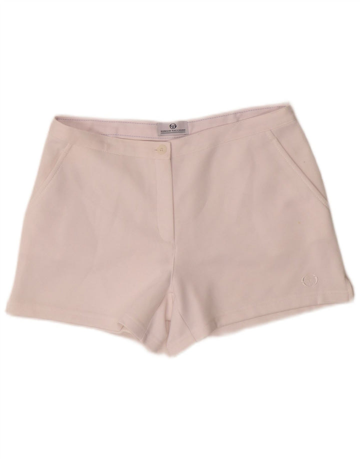 Pantaloni scurți pentru femei Sergio Tacchini Medium W30 Poliester alb