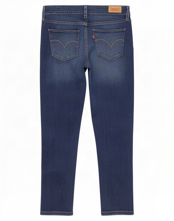 Blugi skinny Levi's pentru femei L29 L26 Bumbac bleumarin