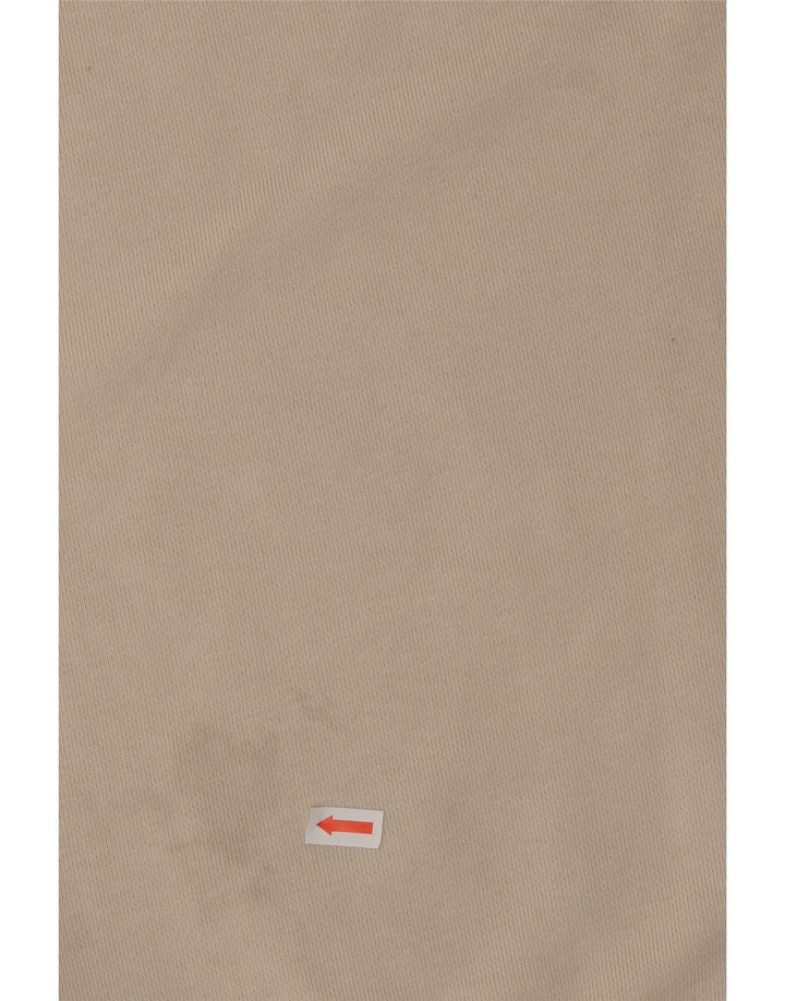 NIKE Womens Oversized Graphic Crop Sweatshirt Jumper UK 14 Medium Beige Vintage Nike and Second-Hand Nike from Messina Hembry 