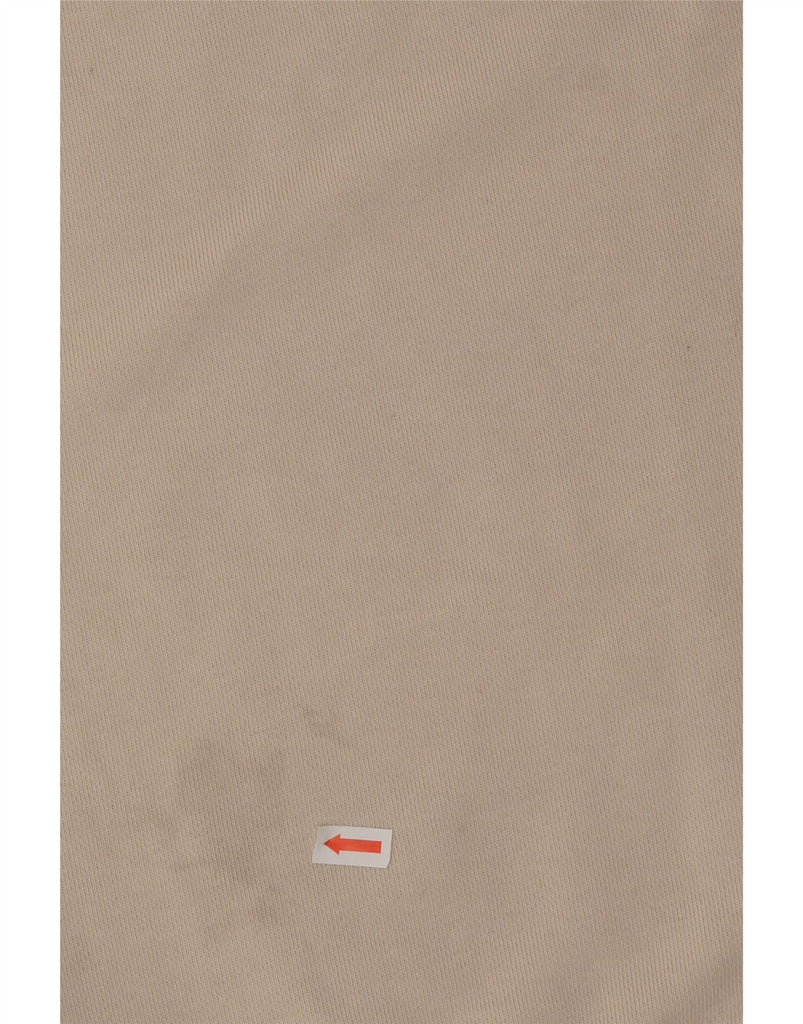 NIKE Womens Oversized Graphic Crop Sweatshirt Jumper UK 14 Medium Beige Vintage Nike and Second-Hand Nike from Messina Hembry 