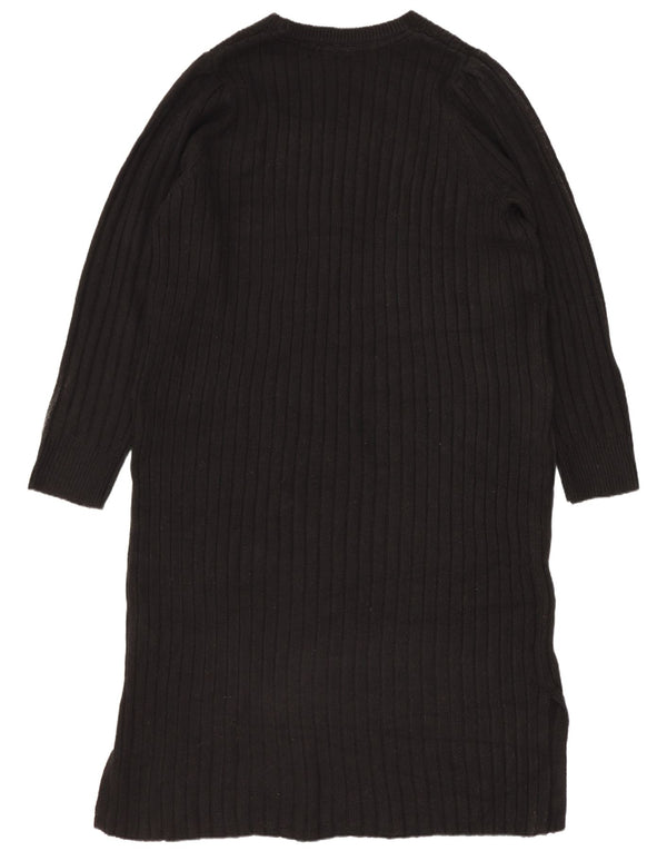 John Lewis Rochie Jumper supradimensionată pentru femei cu mânecă lungă UK 14 Medium Black
