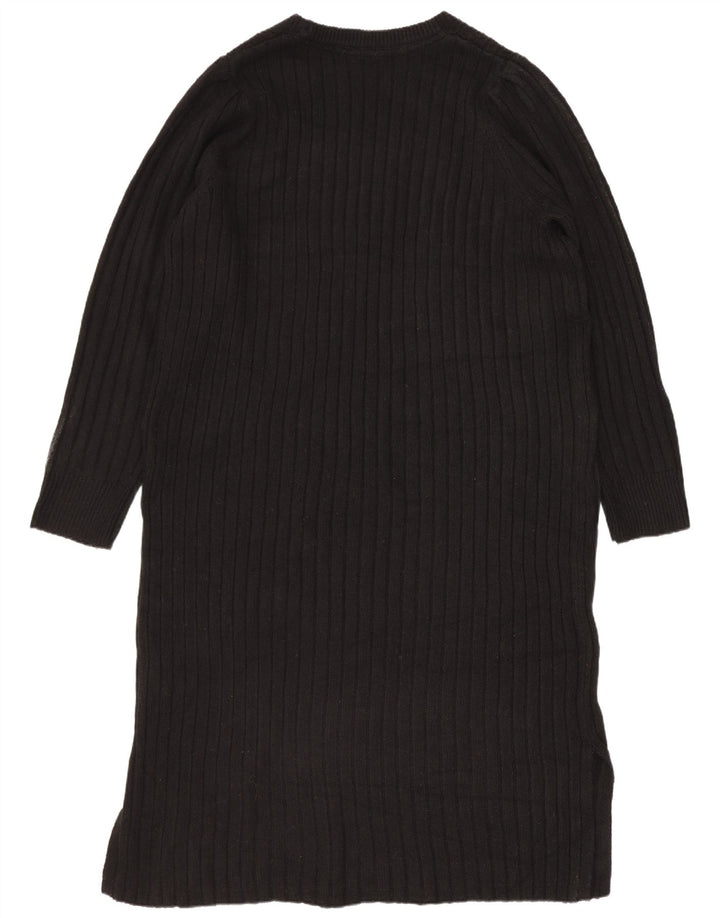 John Lewis Rochie Jumper supradimensionată pentru femei cu mânecă lungă UK 14 Medium Black