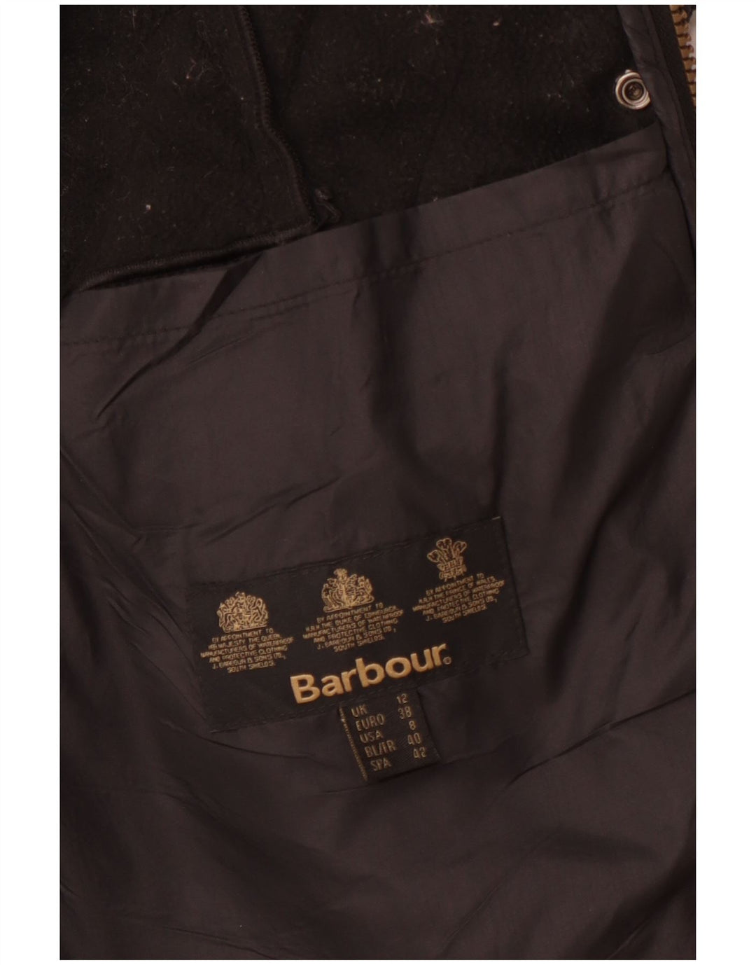 Jachetă matlasată BARBOUR pentru femei UK 12 Medium Black