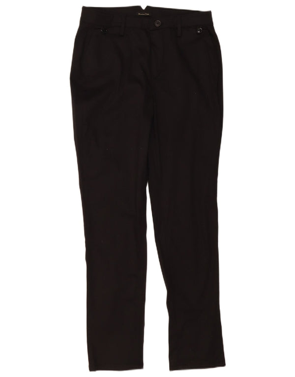 Massimo Dutti Pantaloni chino subțiri pentru femei EU 38 Small W28 L29 Negru