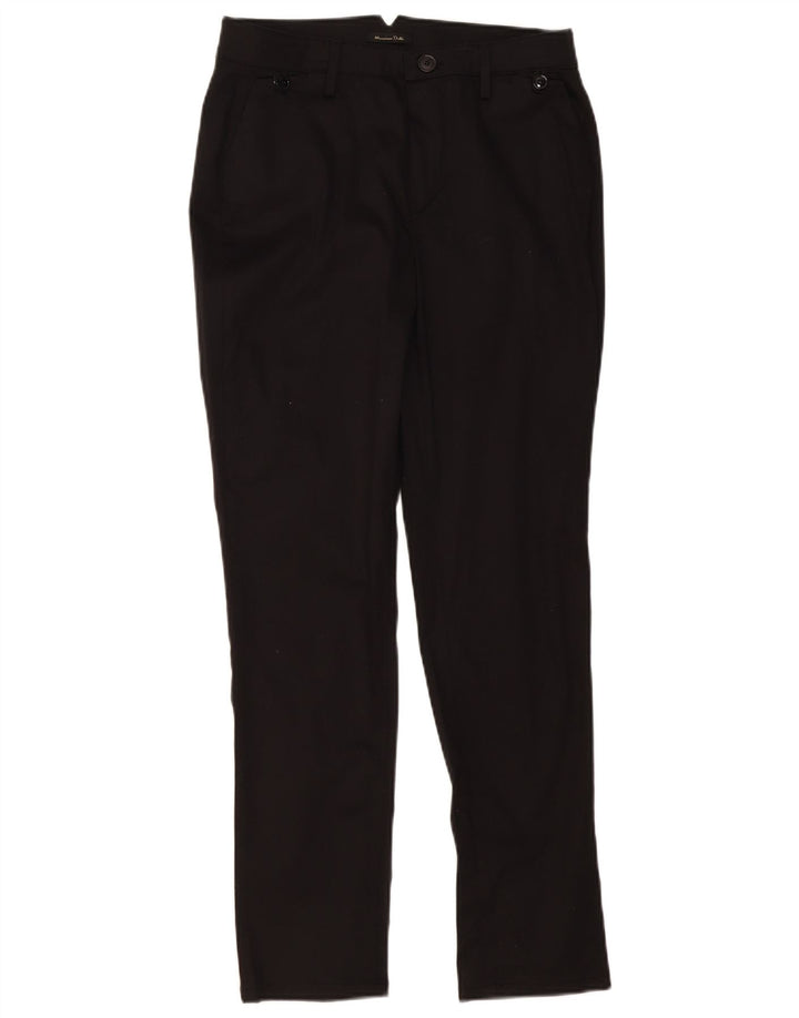 Massimo Dutti Pantaloni chino subțiri pentru femei EU 38 Small W28 L29 Negru