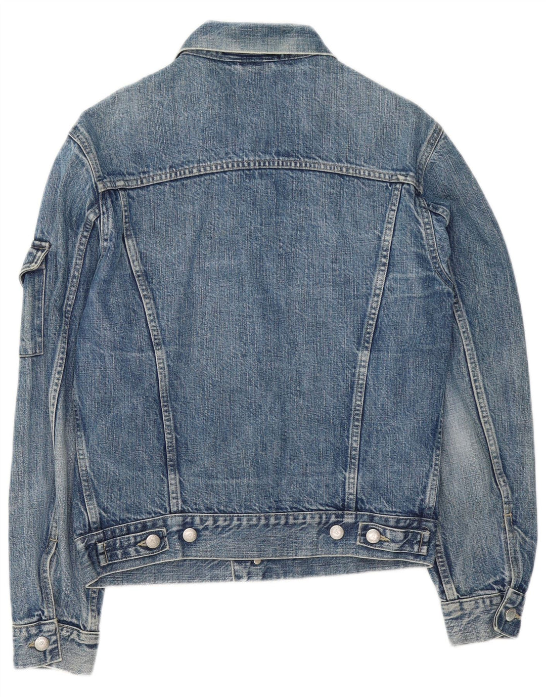 Jachetă de blugi pentru femei PICKWICK UK 14, bumbac albastru mediu