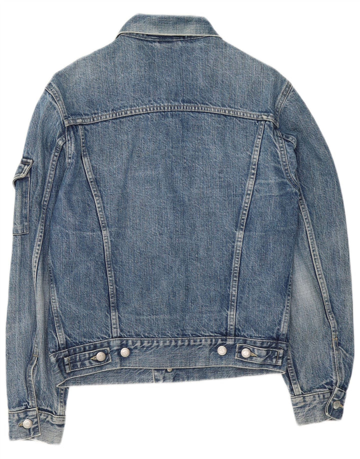 Jachetă de blugi pentru femei PICKWICK UK 14, bumbac albastru mediu