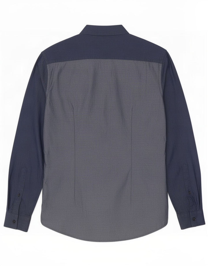 Trussardi Cămașă Bărbați Mărimea 40 Bumbac Mediu Bleumarin