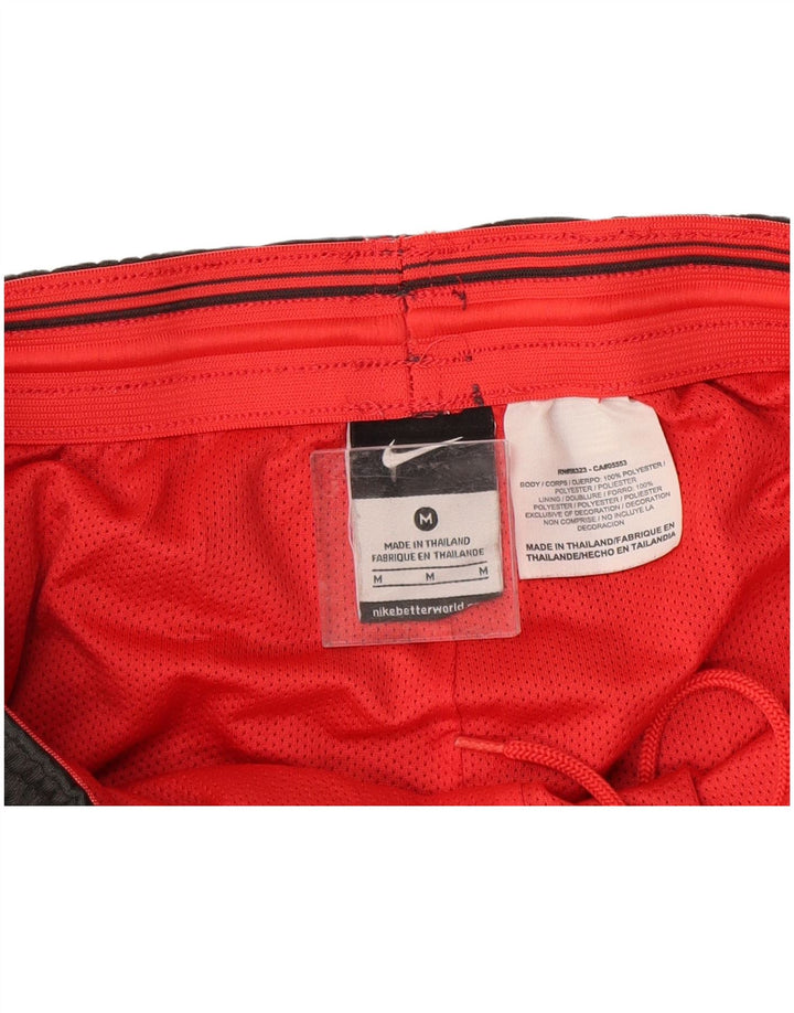 Pantaloni scurti sport NIKE pentru femei UK 14 Poliester mediu negru