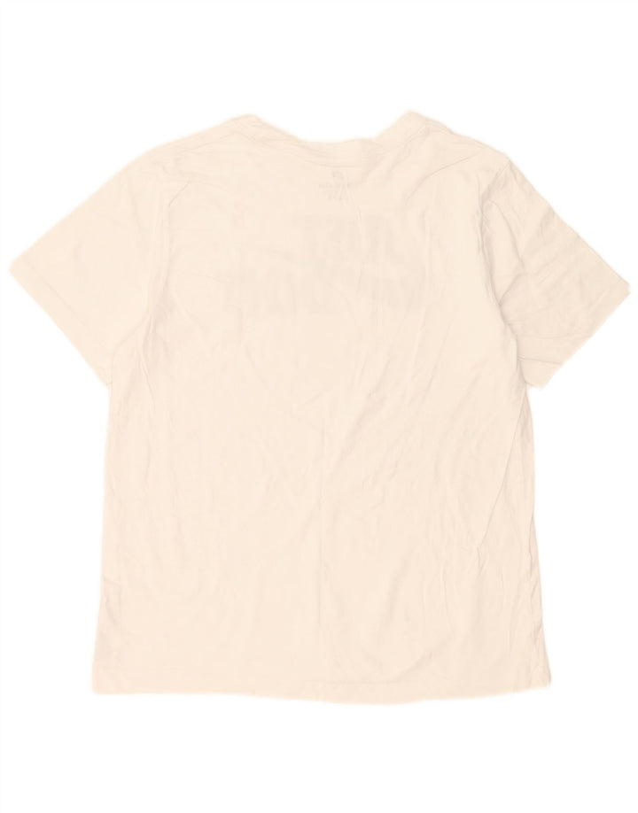 Tricou grafic Nike pentru bărbați Top mare din bumbac alb