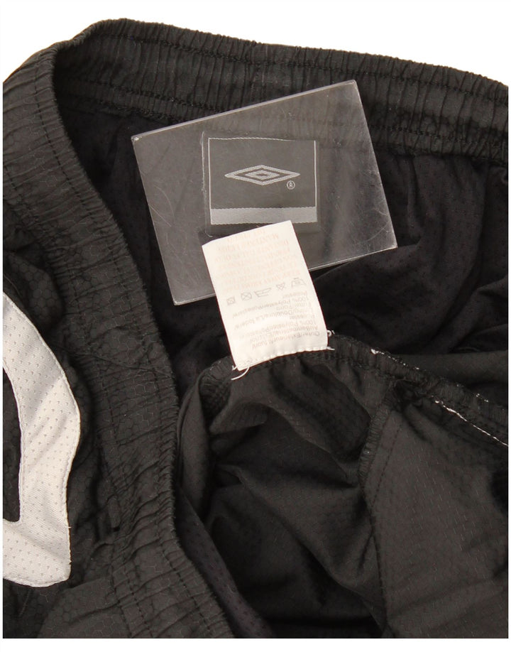 Pantaloni scurți sport Umbro pentru bărbați 2XL, negru, poliester color bloc