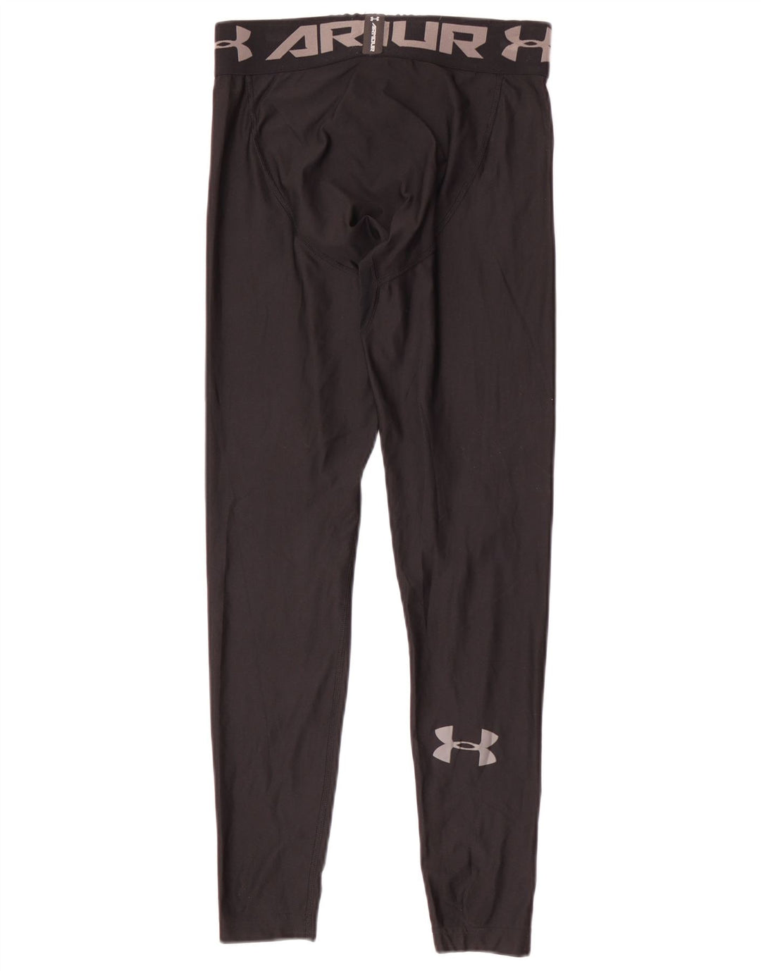 Leggings grafic Under Armour pentru băieți 9-10 ani poliester negru mediu