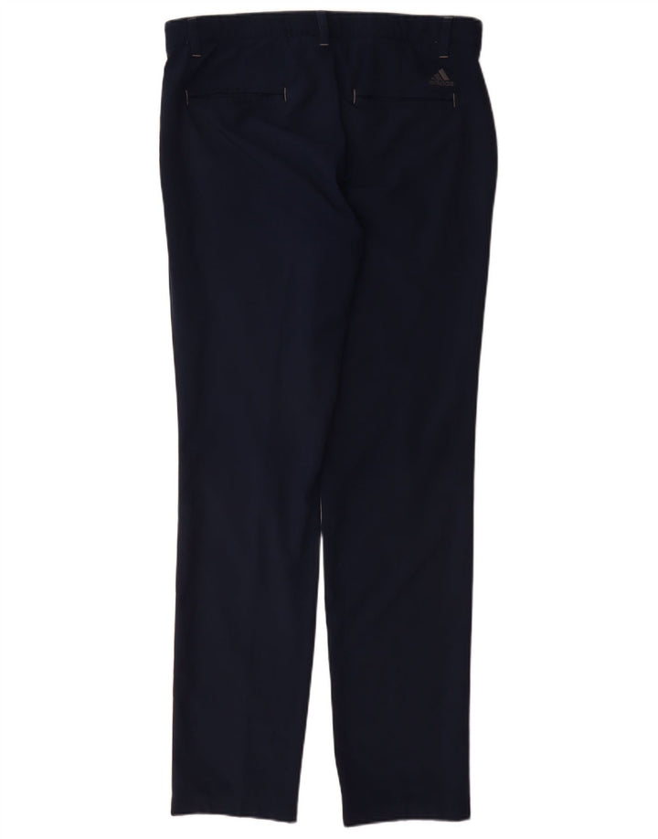 Pantaloni chino slim ADIDAS pentru bărbați W32 L32 poliester bleumarin