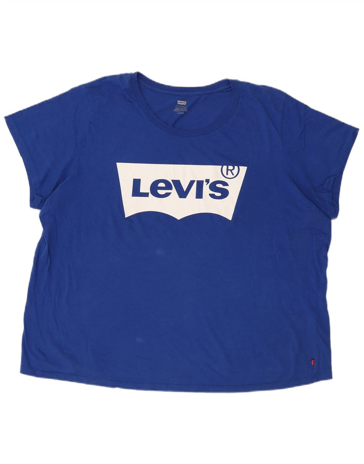 Tricou grafic pentru bărbați Levi's Top 3XL Bumbac albastru