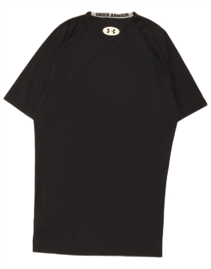 Tricou Under Armour pentru bărbați Heat Gear Top Mediu Poliester Negru