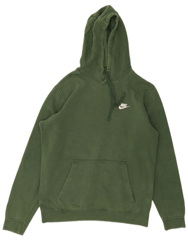 Pulover Nike pentru bărbați, bumbac verde mediu