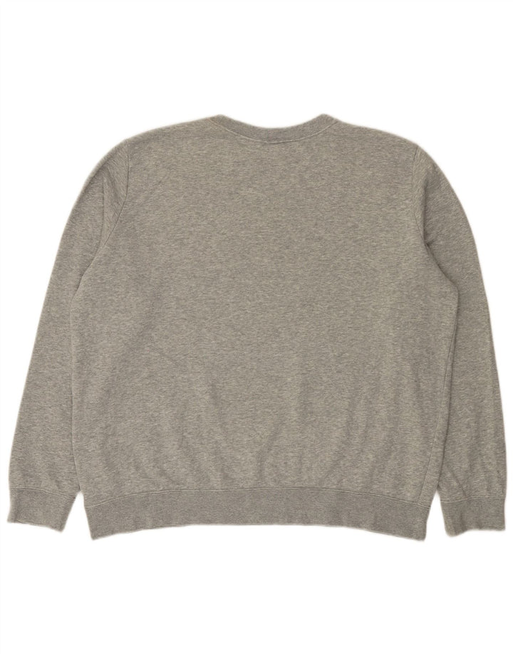Pulover supradimensionat cu grafic Nike pentru femei UK 18 XL, gri cu pete