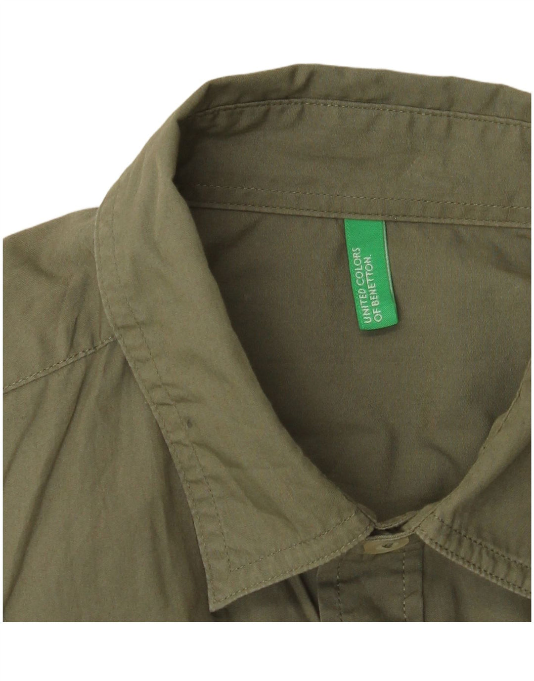 Cămașă pentru bărbați BENETTON Mic Kaki