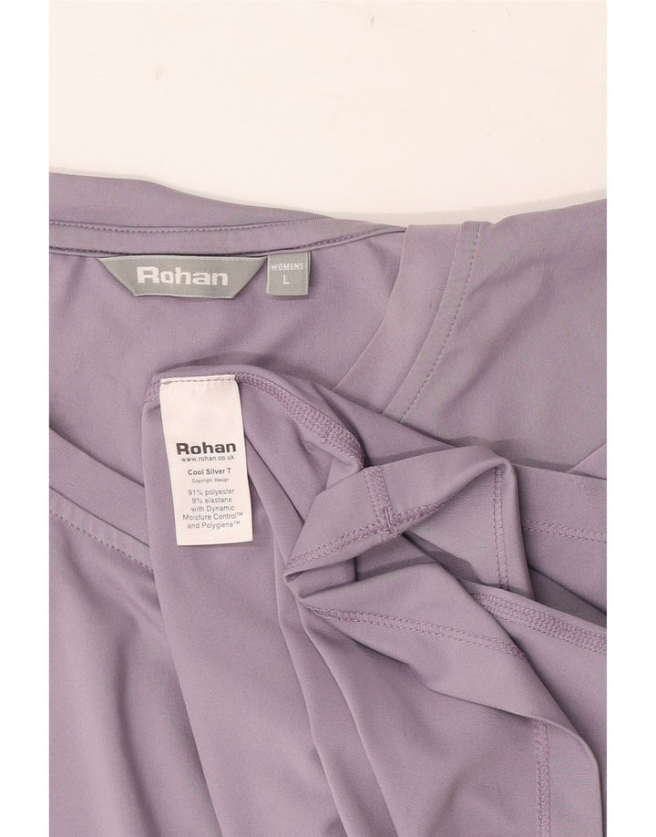 Tricou pentru femei Rohan UK 16 Poliester mare violet