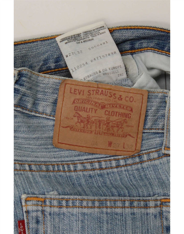 Blugi drepti 595 pentru femei Levi's W27 L32 Bumbac albastru