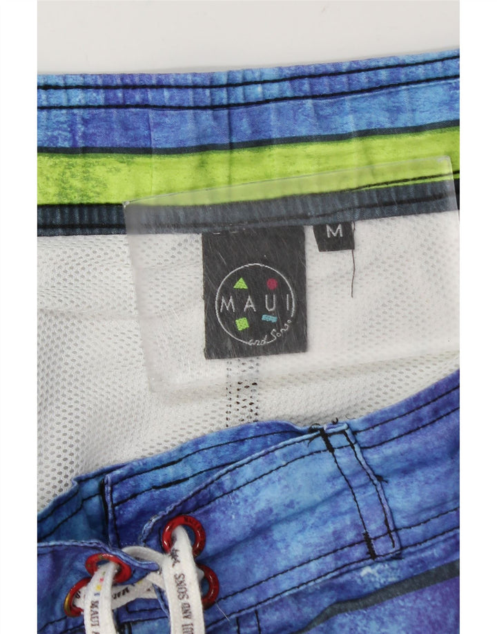 Pantaloni scurți de înot pentru bărbați MAUI AND SONS, medii, multicolori, în dungi