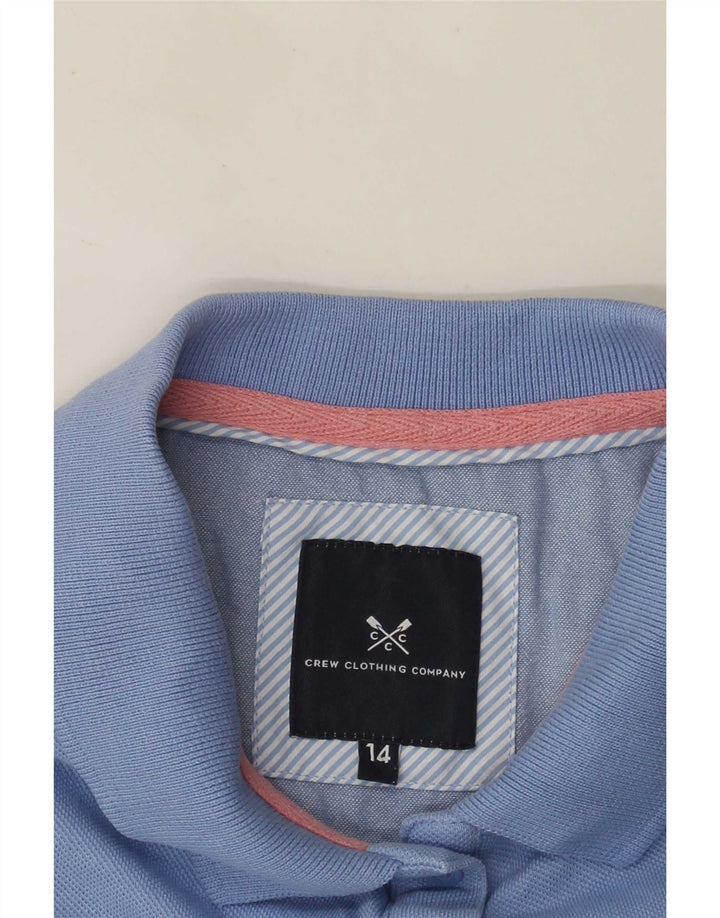 Crew Clothing Tricou polo pentru femei UK 14 Medium Blue