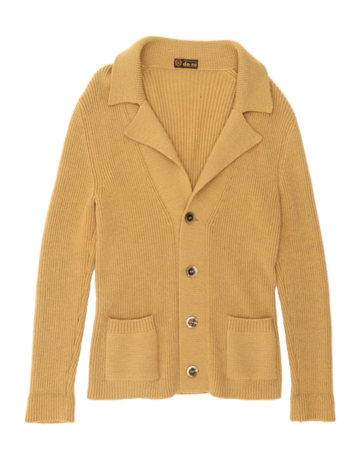 VINTAGE Womens Cardigan Sweater IT 46 Large Beige Vintage Vintage and Second-Hand Vintage from Messina Hembry 