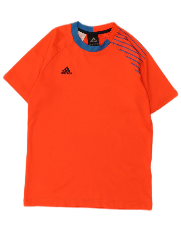 Tricou Adidas Predator pentru băieți Top 11-12 ani Portocaliu Colorblock Poliester