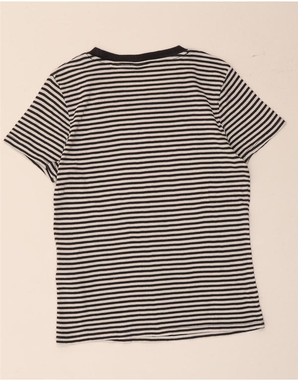 Tricou pentru femei Levi's Top UK 10 Small Black Pinstripe Bumbac