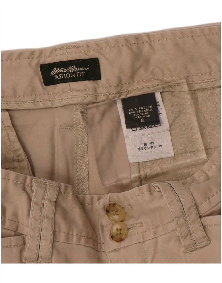 EDDIE BAUER Pantaloni Capri Vashon Fit pentru femei US 6 Medium W32 L21 Bej