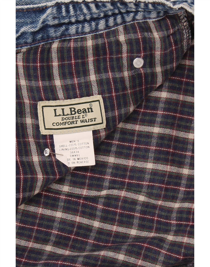 Blugi drepti pentru bărbați L.L.Bean W36 L34 Bumbac albastru