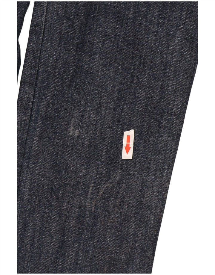 Blugi skinny distressed pentru femei Moschino W27 L34 Albastru