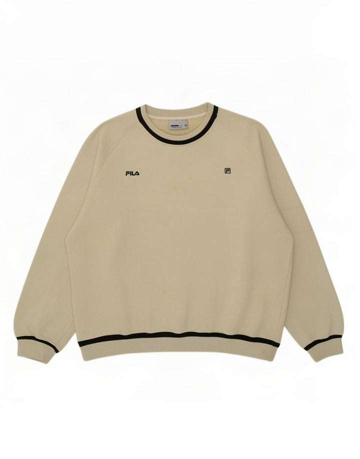 Pulover Fila Barbati Pulover XL Bej Poliester