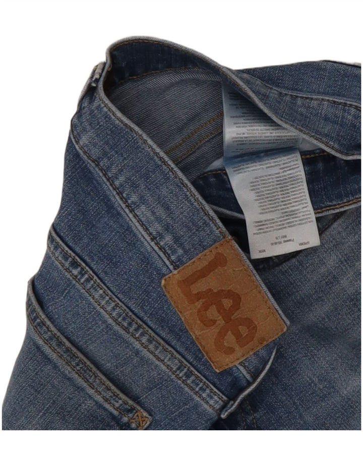 Blugi subțiri pentru femei Lee W32 L30 Bumbac albastru