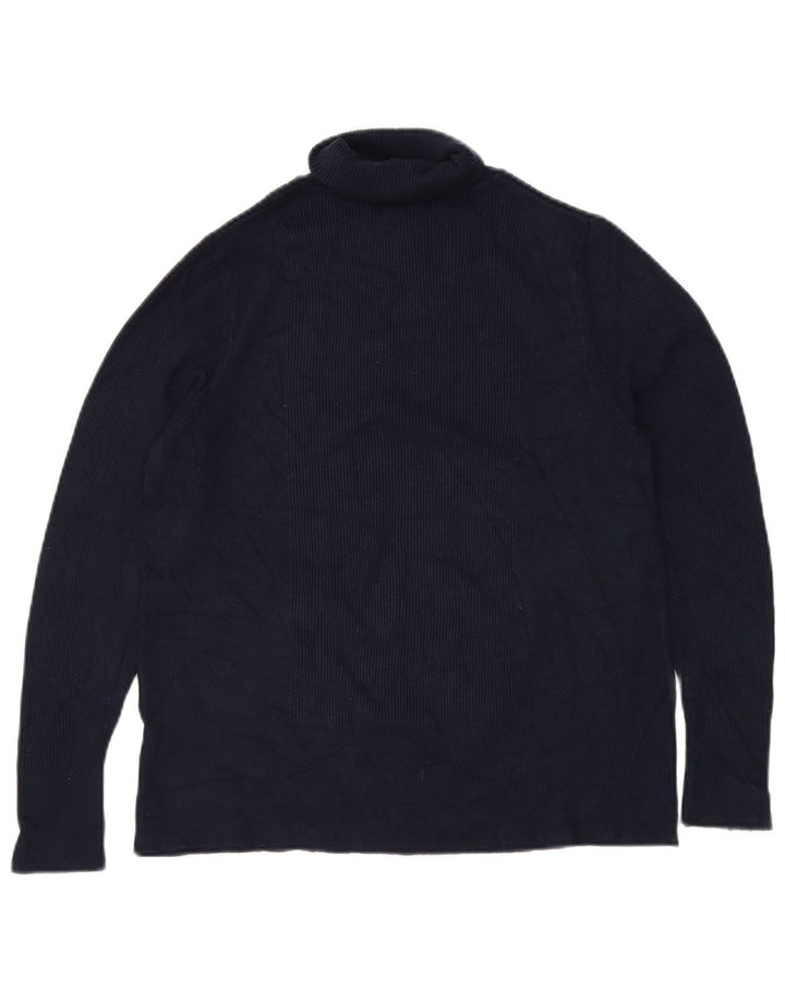 MARKS & SPENCER Pulover cu gât rulat pentru femei UK 22 3XL Bleumarin