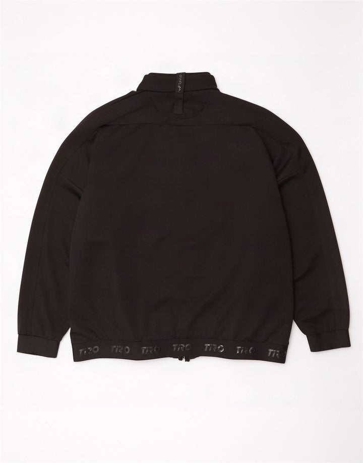 Jachetă de top pentru trening grafic Adidas pentru bărbați 2XL, poliester negru