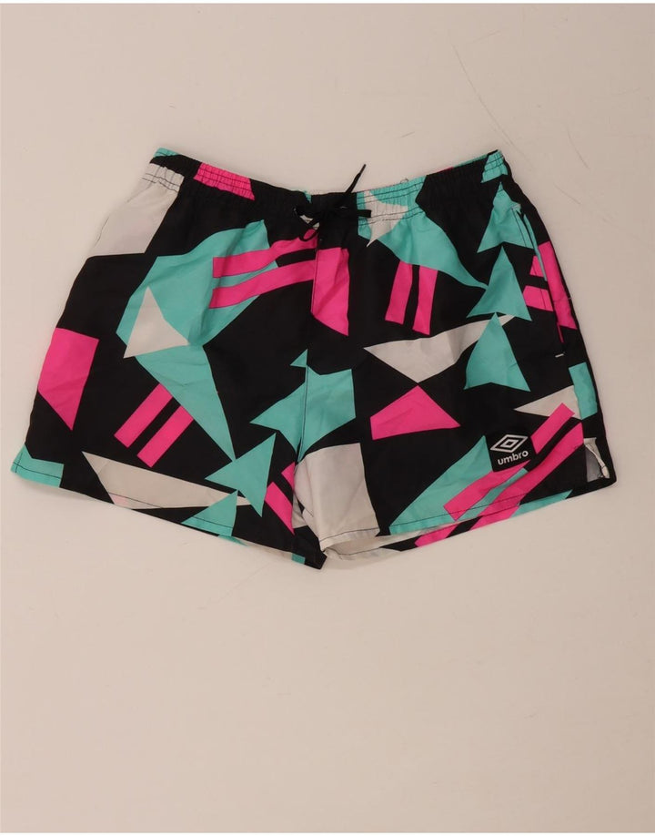 UMBRO Pantaloni scurți de înot pentru bărbați Poliester geometric multicolor mare