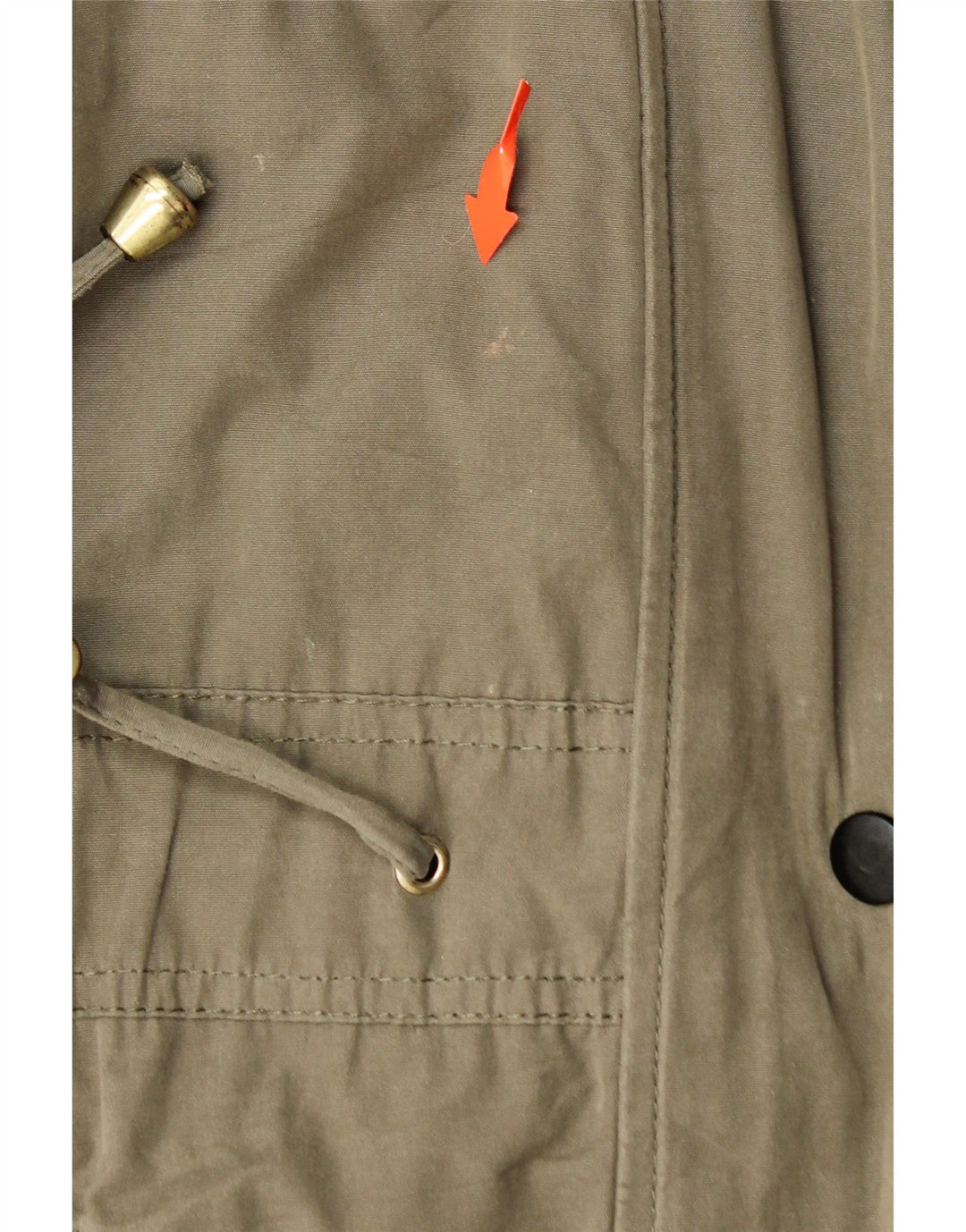 OASIS Womens Hooded Parka Jacket UK 14 Medium Grey Polyester Vintage Oasis and Second-Hand Oasis from Messina Hembry 